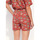 Vêtements Femme Pyjamas / Chemises de nuit La Fiancee Du Mekong Short pyjama fluide Ecovero ROSCOE Rouge