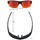 Montres & Bijoux Lunettes de soleil Goggle E4512P Noir, Rouge