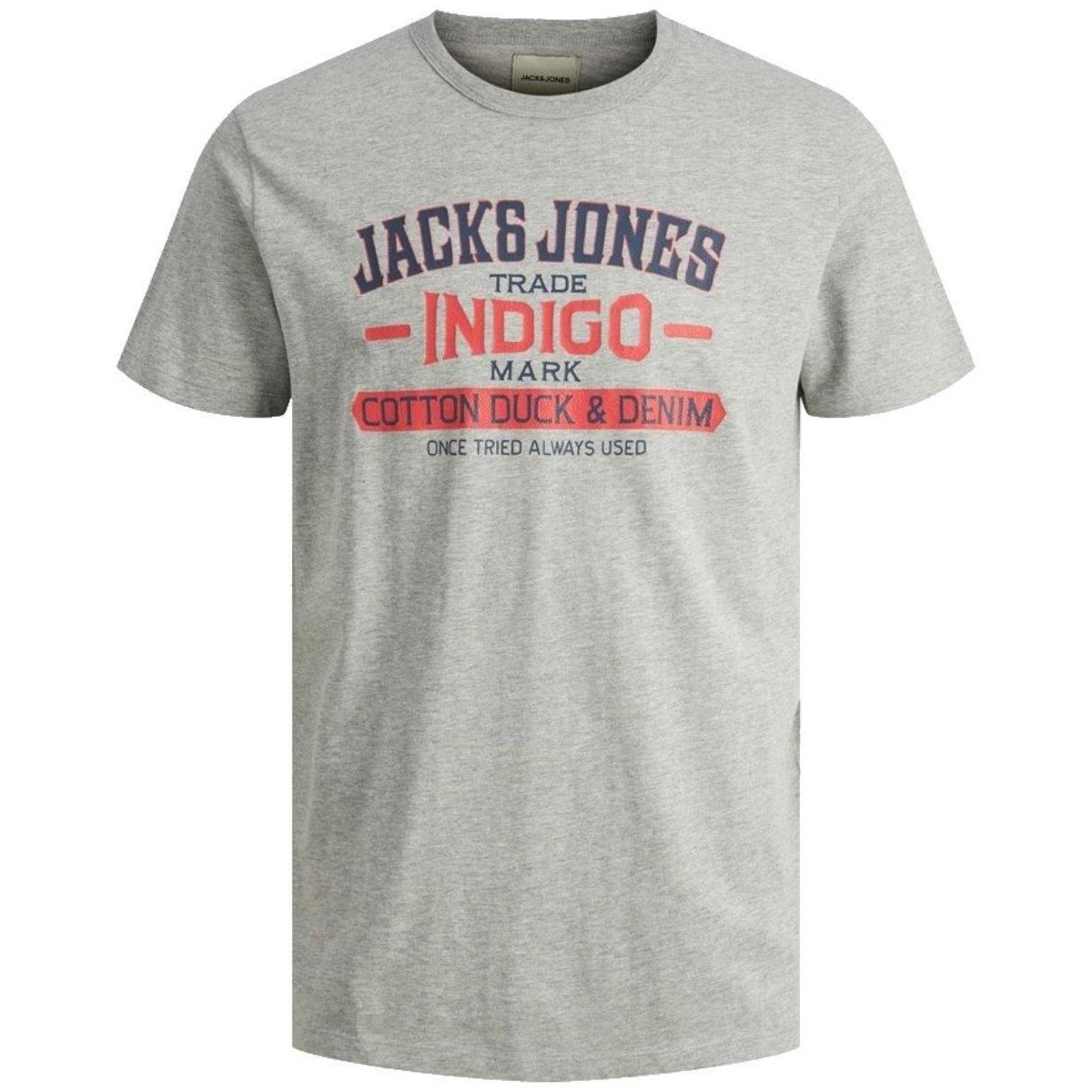 Vêtements Garçon T-shirts manches courtes Jack & Jones  Gris