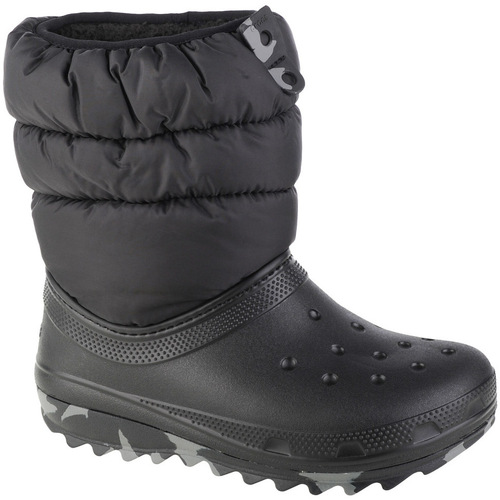 Chaussures Garçon Bottes de neige Crocs Crocs Bayaband Klompen Unisex White Navy Noir