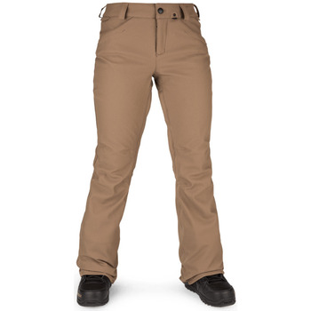 Vêtements Femme Pantalons Volcom Grail 3d Stretch Pant Coffee Marron