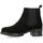 Chaussures Femme Boots So Send Boots cuir velours Noir