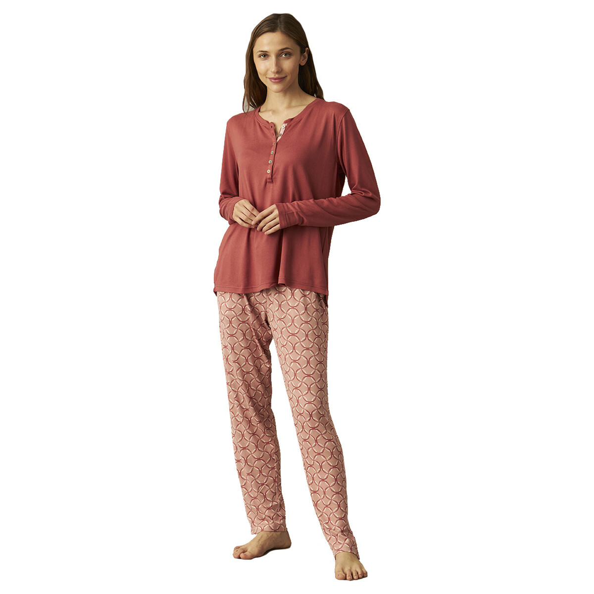 Vêtements Femme Pyjamas / Chemises de nuit J&j Brothers JJBCP0201 Rouge