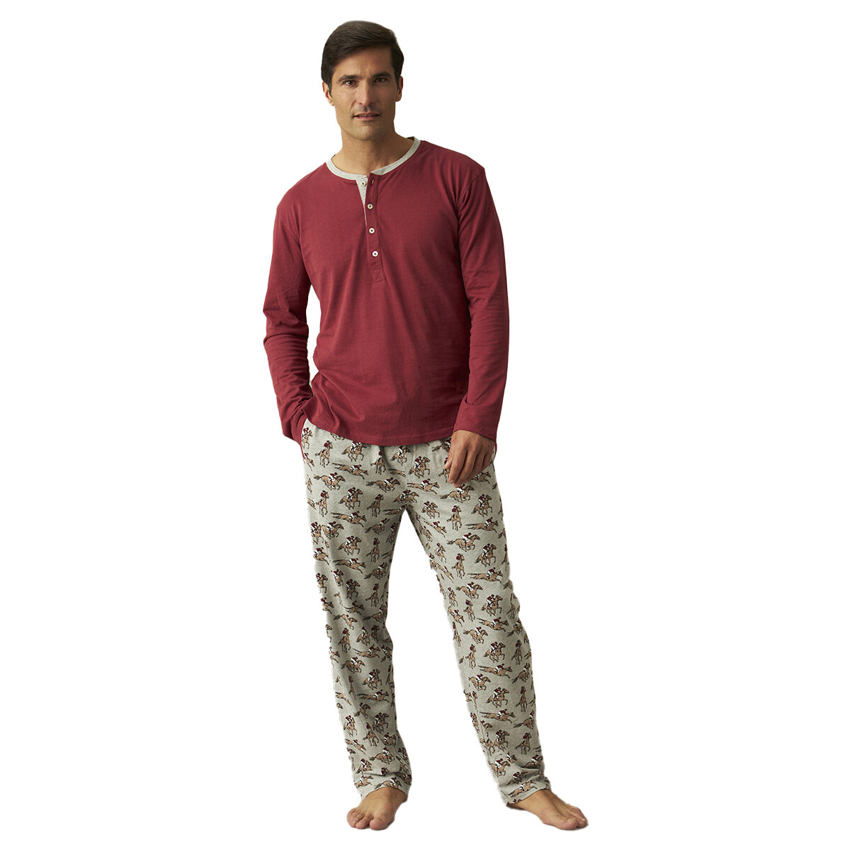 Vêtements Homme Pyjamas / Chemises de nuit J&j Brothers JJBCP5200 Gris