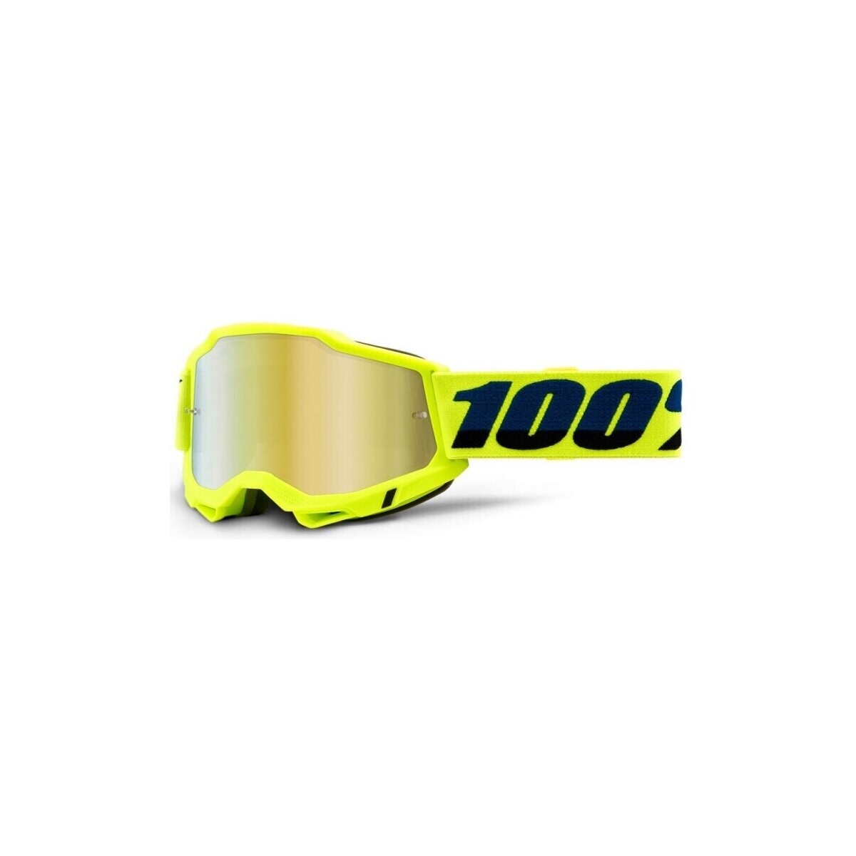 Accessoires Accessoires sport 100 % Feminin 100% Masque VTT Accuri 2 - Yellow/Mirror Jaune