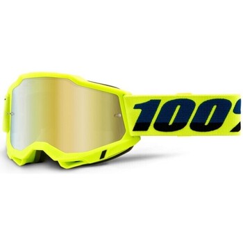 Accessoires Accessoires sport 100 % Feminin 100% Masque VTT Accuri 2 - Yellow/Mirror Jaune
