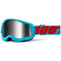 Accessoires Accessoires sport 100 % Feminin 100% Masque VTT Strata 2 - Summit/Mirror Silver Lens SUMMIT MIRROR