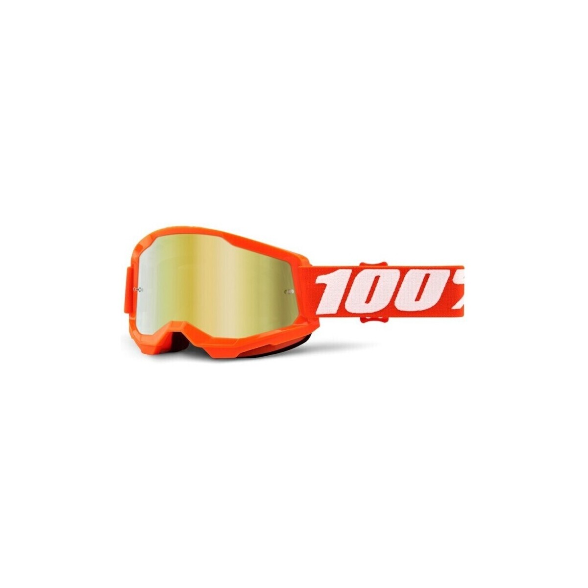 Accessoires Accessoires sport 100 % Feminin 100% Masque VTT Strata 2 - Orange/Mirror Orange