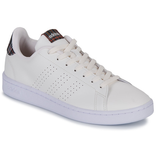 Adidas Sportswear ADVANTAGE Beige / Tartan - Livraison Gratuite | Spartoo !  - Chaussures Baskets basses 79,99 €