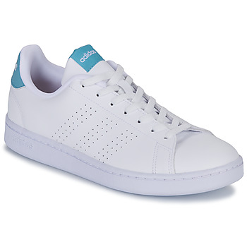 Chaussures Baskets basses Adidas Sportswear ADVANTAGE Blanc / Bleu clair