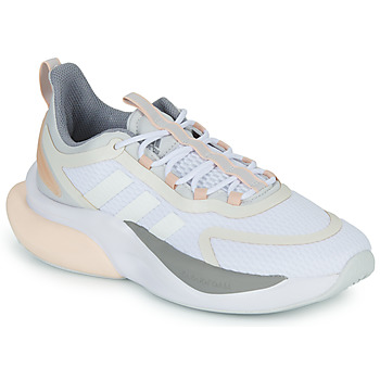 Chaussures Femme Baskets basses Adidas cinder Sportswear AlphaBounce + Blanc / Beige