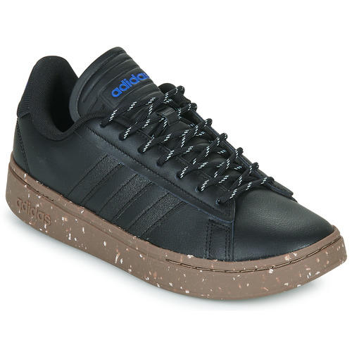 Chaussures Homme Baskets basses blue Adidas Sportswear GRAND COURT ALPHA Noir / Gum