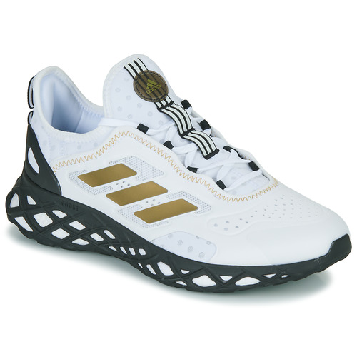Adidas Sportswear WEB BOOST Blanc / Doré - Chaussures Baskets basses Homme  136,00 €