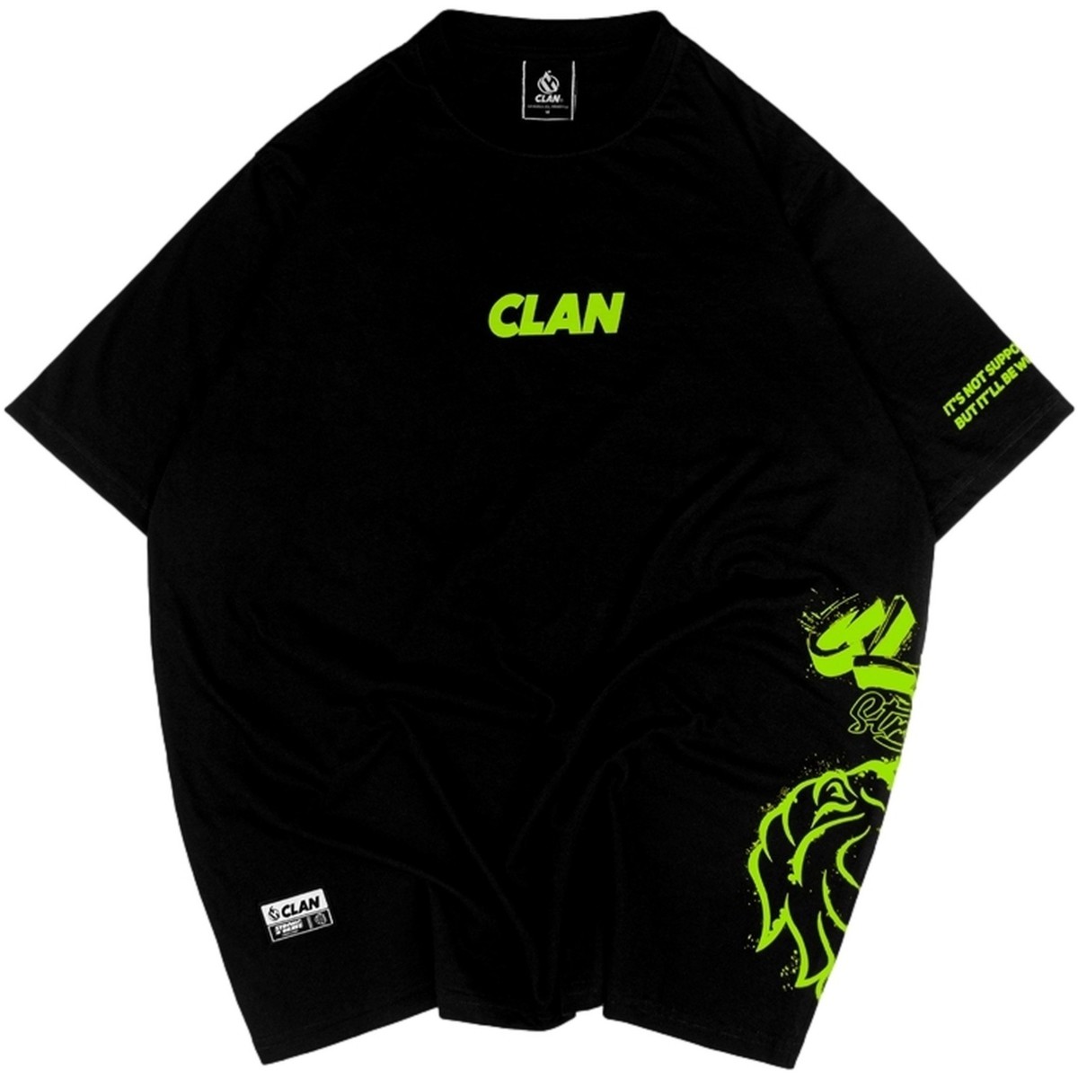 Vêtements Homme T-shirts manches courtes Clan  Noir