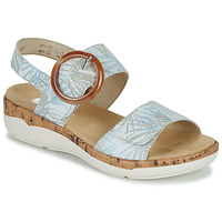 Chaussures Femme Sandales et Nu-pieds Remonte Dorndorf R6853-92 Blanc / Vert