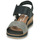 Chaussures Femme Sandales et Nu-pieds Remonte D6453-01 Noir