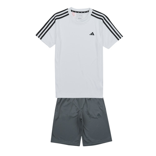 Vêtements Enfant Ensembles de survêtement Adidas Sportswear mouwen TR-ES 3S TSET Blanc