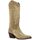 Chaussures Femme Bottes Gaia Shoes Bottes cuir velours Taupe
