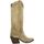 Chaussures Femme Bottes Gaia Shoes Bottes cuir velours Taupe