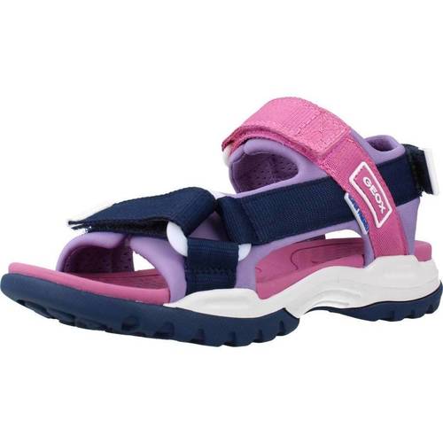 Chaussures Fille Sandales et Nu-pieds Geox J BOREALIS GIRL A Violet
