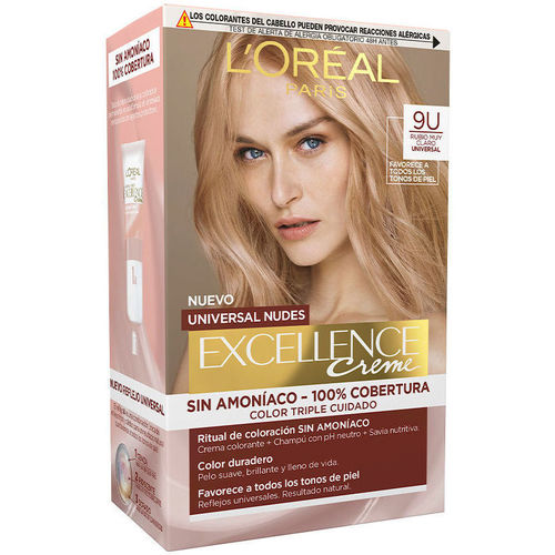 Beauté Colorations L'oréal Excellence Creme Universal Nudes Tinte 9u-very Light Blonde 