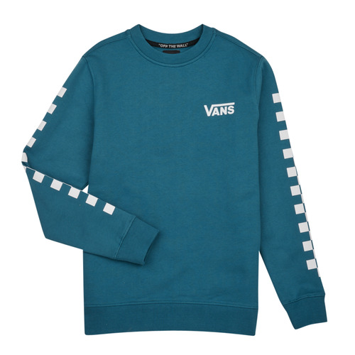 Vans EXPOSITION CHECK CREW Bleu - Livraison Gratuite | Spartoo ! -  Vêtements Sweats Enfant 54,99 €