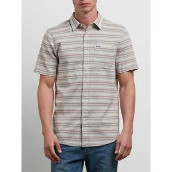 Vêtements Balance Chemises manches courtes Volcom Mens Sable SS Shirt CLY Marron