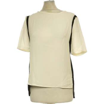 Vêtements Femme New Life - occasion Mango top manches courtes  34 - T0 - XS Beige Beige