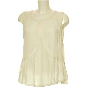 Vêtements Femme Débardeurs / T-shirts sans manche Housses de coussins débardeur  38 - T2 - M Blanc Blanc