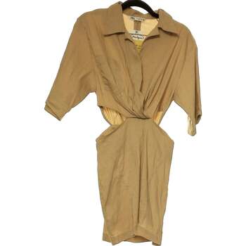 robe courte zara  robe courte  36 - t1 - s marron 