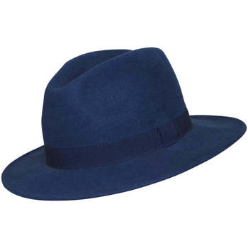 Accessoires textile Femme Chapeaux Chapeau-Tendance Chapeau borsalino laine BOGART T55 Bleu