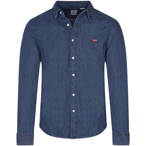 Levi's Chemise coton cintrée Levi's® Bleu - Livraison Gratuite | Spartoo !  - Vêtements Chemises manches longues Homme 56,05 €
