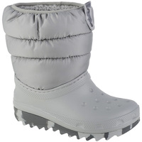 Chaussures Garçon Bottes de neige Crocs Classic Neo Puff Boot Kids Gris