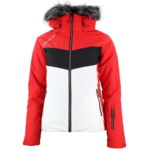 Peak Mountain Blouson de ski femme AFIDOL Rouge - Vêtements Blousons Femme  127,92 €