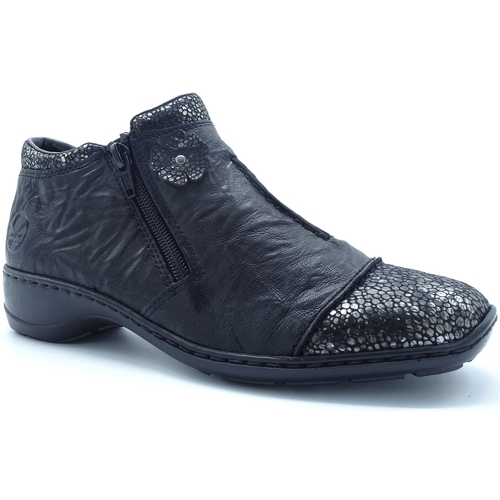Chaussures Femme Bottines Rieker 58388 Noir