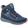 Chaussures Enfant Baskets montantes 4F FWINF009 Bleu marine, Noir, Rose
