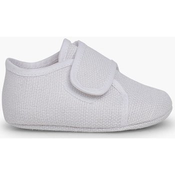Chaussures Fille Ballerines / babies Pisamonas Badana Blucher Bébé à scratch Blanc