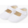 Chaussures Fille Ballerines / babies Pisamonas Chaussures Babies en Plumetis pour Bébés Blanc
