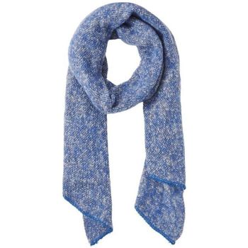 echarpe pieces  17076047 pyron long scarf-mazarine blue 