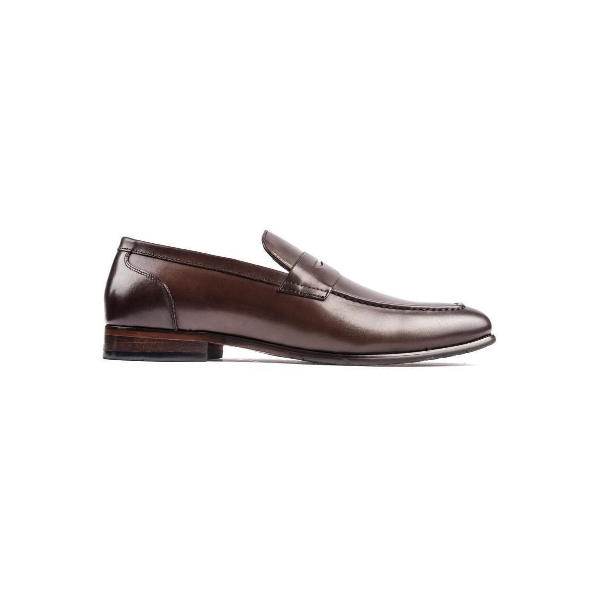 Chaussures Homme Mocassins Sole Shards Penny Loafer Flâneurs Marron