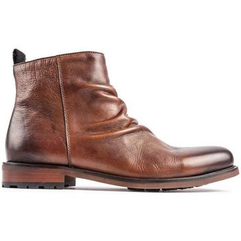 Chaussures Homme Boots Sole Crafted Axe Inside Zip Bottines Marron