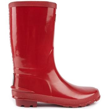 Chaussures Enfant Bottes de pluie Barbour Shield Des Bottes Rouge