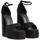 Chaussures Femme Escarpins Truffle Collection Rumba Platform Plateformes Noir