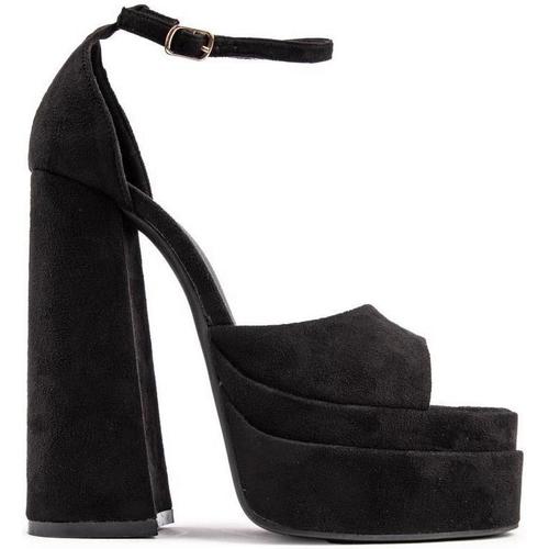 Truffle Collection Rumba Platform Des Sandales Noir - Livraison Gratuite |  Spartoo ! - Chaussures Escarpins Femme 42,95 €