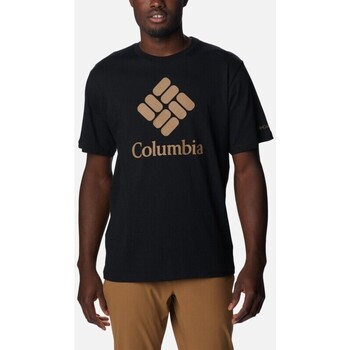 Vêtements T-shirts manches courtes Columbia t-shirt M CSC BASIC LOGO - BLAC Noir