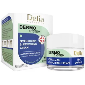 Beauté Hydratants & nourrissants Delia Cosmetics Delia - DERMO Crème jour et nuit lissante normalisante p... Blanc