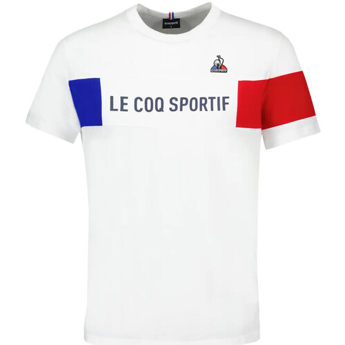Vêtements Homme T-shirts & Polos Le Coq Sportif TRI Blanc