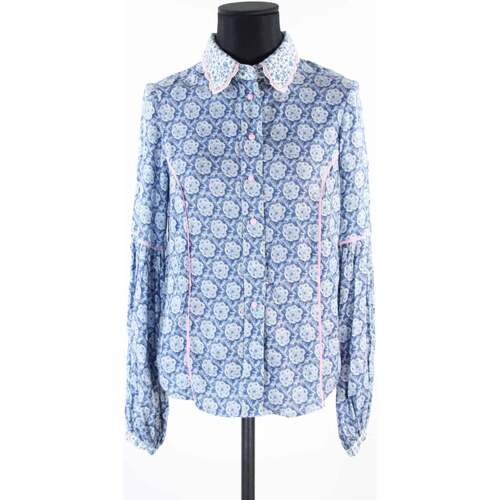 Vêtements Femme Printemps / Eté Manoush Blouses en coton Bleu