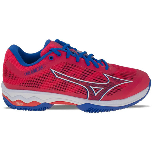 Chaussures Femme Baskets mode Mizuno Features the great cushioning and resilience of MIZUNO Enerzy in the heel wedge W Rose