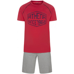Vêtements Homme Pyjamas / Chemises de nuit Athena 136159VTAH22 Rouge